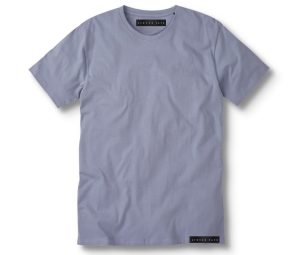 COTTON SLATE BLUE CREWNECK T-SHIRT