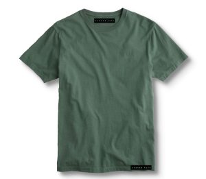 COTTON SAGE GREEN CREWNECK T-SHIRT