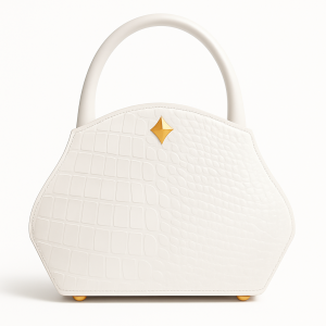 STEVEN TATE B&C WHITE CROC BAG