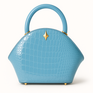 BLESSING & CURSING SKY BLUE CROC BAG