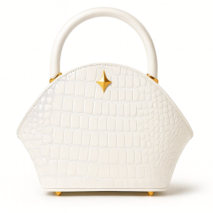 BLESSING & CURSING WHITE CROC BAG