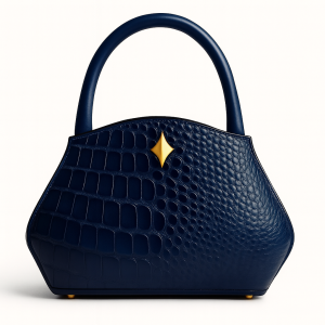 STEVEN TATE B&C BLUE CROC BAG