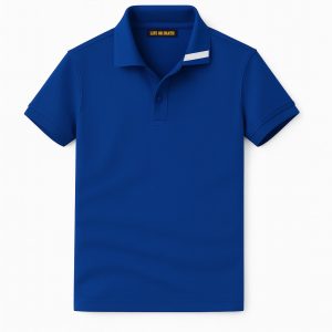 EGYPTIAN COTTON BLUE POLO