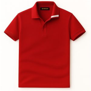 EGYPTIAN COTTON RED POLO