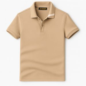 EGYPTIAN COTTON TAN POLO