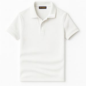 EGYPTIAN COTTON WHITE POLO