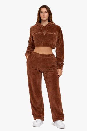 B&C BROWN SWEATSUIT